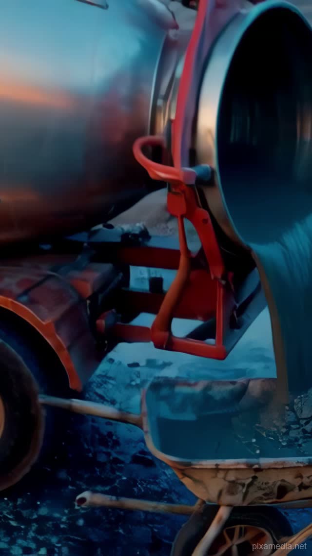 Concrete Cascade at Dusk - Water & Liquid AI stock